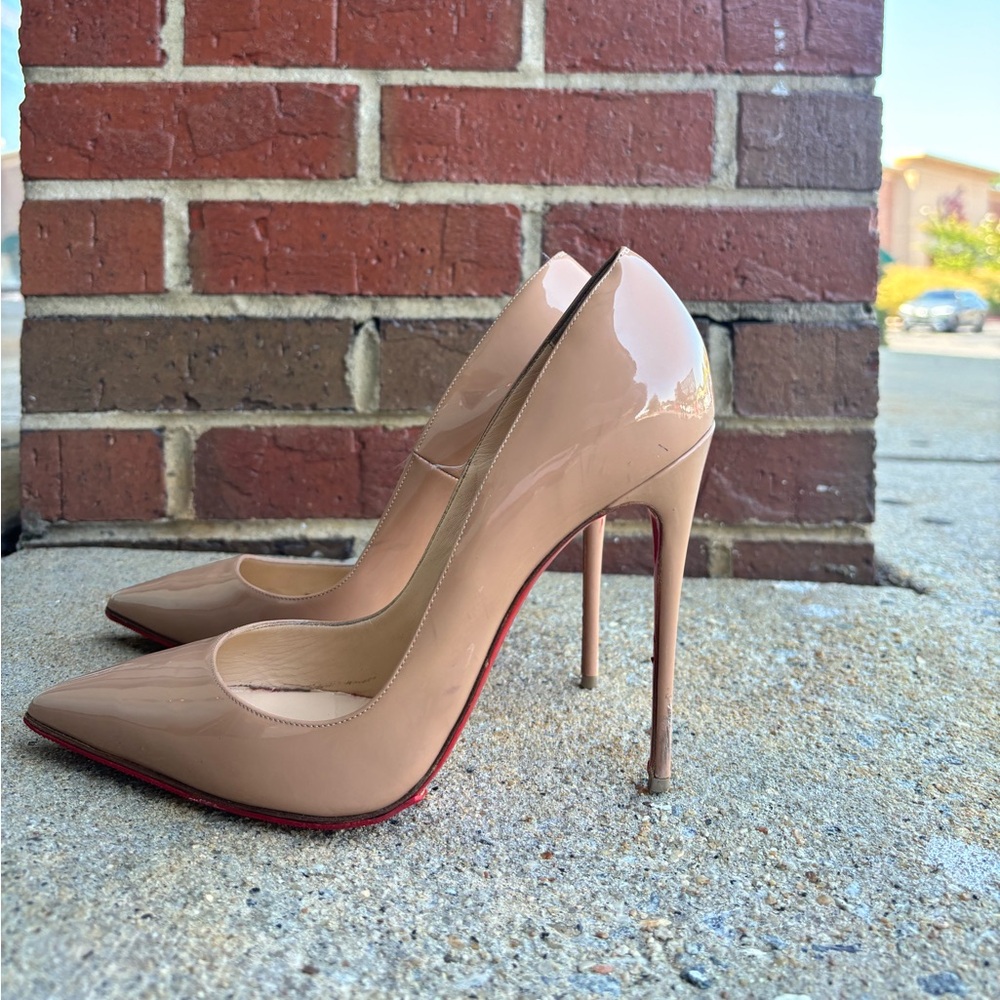 Christian louboutin Katie 100MM Patent leather pumps